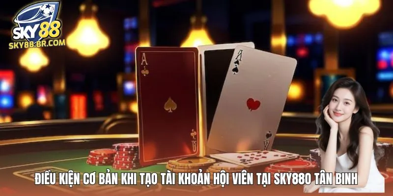 Điều kiện cơ bản khi tạo tài khoản hội viên tại SKY88